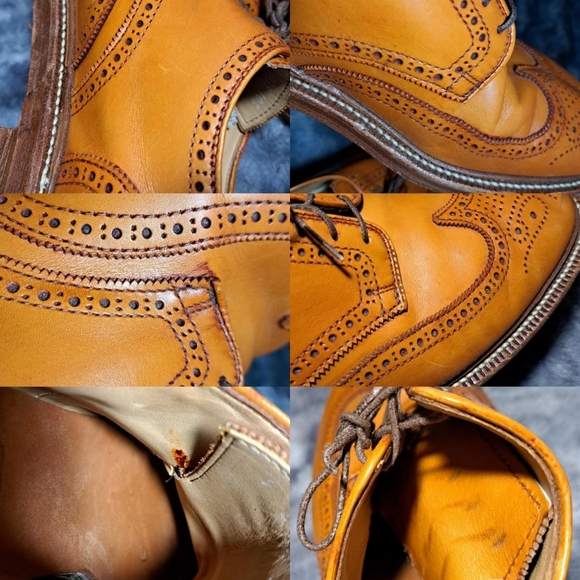 Oak Street Bookmakers Oxford Wingtips Made in USA Size 9 main image 5
